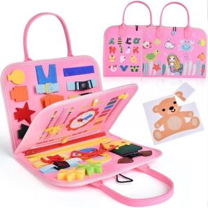 CUBE ÉVEIL Busy Board pour Tout-Petits,Jouets éducatifs en Fe