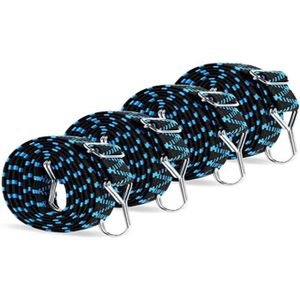 6mm Gazechimp 2Pcs Crochets Spirales en Fil Métallique Revêtu de Plastique Pour Sandow Corde Elastique Corde de Choc Dia 