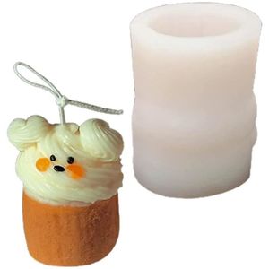 Lignes G/éom/étriques en Forme De Poire Moulle /À Bougie 3D Duluck Moule /À Bougie en Silicone Moulle en Silicone pour Bougie