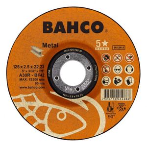 DISQUE DE DÉCOUPE Disque à tronçonner pour métal Bahco 3911-125-T42-