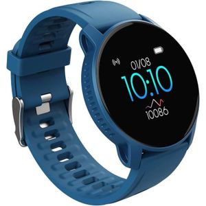 MONTRE CONNECTÉE Smartwatchblood Plus Montre Connectée En Aluminium Femelle 3,3 Cm Pour Homme W9 Et Oygen Sleepmonitoring Osq03 (Bleu, Taille [u1618]