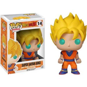 FIGURINE - PERSONNAGE Figurine Dragon Ball Z - FUNKO - Goku Super Saiyan - 9,5cm - Orange - Adulte