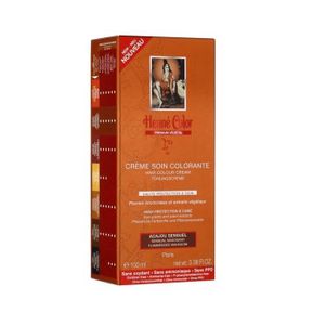 Henné Color Premium Acajou Sensuel NJD - Coloration Naturelle Cheveux, Poudre 100% Végétale, Neuf