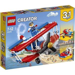 ASSEMBLAGE CONSTRUCTION LEGO® Creator 3-en-1 31076 L’avion de voltige à haut risque