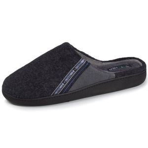 CHAUSSON - PANTOUFLE Chaussons mules homme Isotoner - semelle ultra con