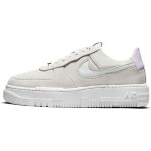 BASKET Basket Nike AIR FORCE 1 PIXEL - Femme - Blanc - Cuir - Lacets