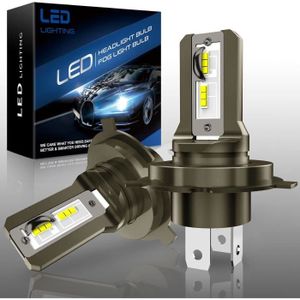 AMPOULE - LED Ampoule H4-9003-Hb2 Led Pour Voiture, 80W, 24000Lm