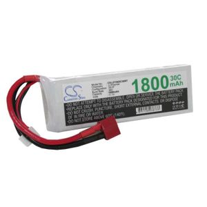 ACCESSOIRE MAQUETTE Batterie Li-Polymer LiPo 1800mAh 11.1V pour modéli