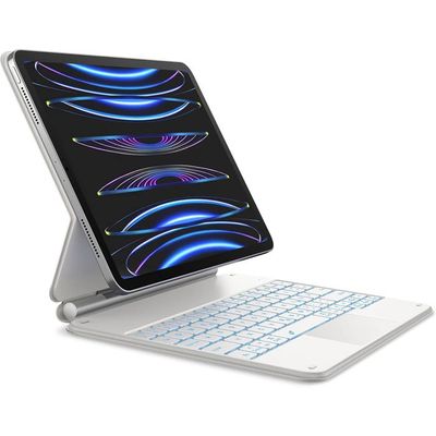Étui clavier et souris sans fil Magic Keyboard pour iPad Air 5 2022, compatible avec iPad 10e, 9e, 8e, 7e génération, 10.2, 10.9, 9.7, 11, Mini 6, Air 5 Funda  7