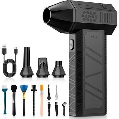 Souffleur Air Comprimé électrique 110000 Tr/min - Dépoussiérage Avec Batterie 7600mAh Souffleur Batterie 7600mah