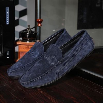 Mocassins Zerimar Homme En Cuir Castillan – Grandes Tailles, Style Décontracté élégant, Cuir Naturel Souple