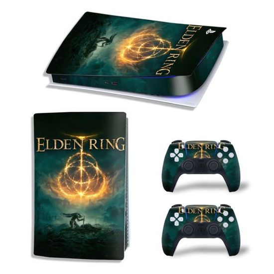 Numérique Ver10297Elden Ring Autocollant de disque numérique en vinyle pour console PS5 et