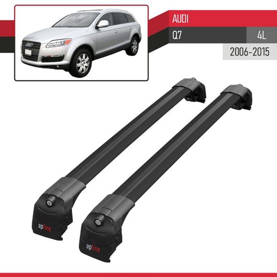 Barres De Toit Easy Line Glide 112cm Pour Audi Q7 (4L) 2006-2015 - Verrouillables 100kg - 8