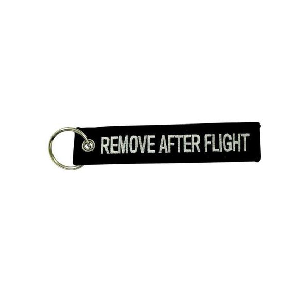 Porte cles clefs remove  before after flight avion aviation pilote bleu 
