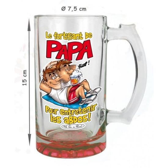 Chope Humoristique Le Fortifiant De Papa Cdiscount Maison