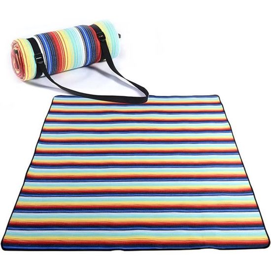 Diveblues - Couverture Pique-nique Imperméable 175x175cm Anti-sable - Lavable, Légère - Camping, Plage, Jardin