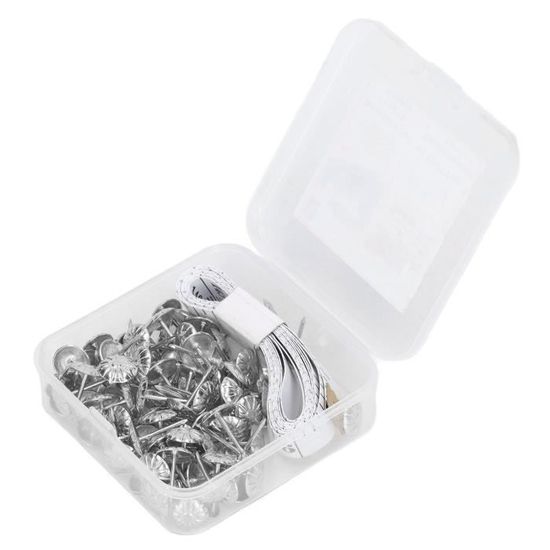 Lot De 100 Épingles Porte-Prix En Acier Pour Alimentaire - Spirale Pour Message - 7,8 Cm