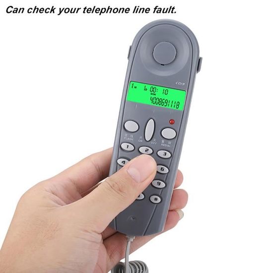 Testeur De Ligne Téléphonique Multifonction Bzocio C019 – Vérifie Les Défauts De Câble Réseau Et Téléphone
