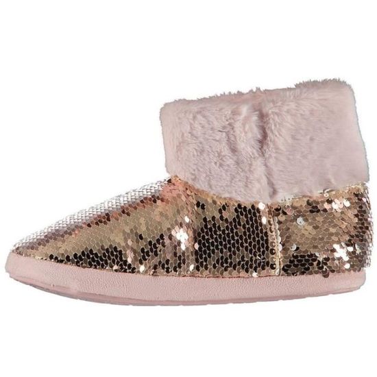 Lot De 3 Paires Chaussures Fille Taille 1 - Bottes Et Chaussons Paillettes, Blanc, Noir, Rose