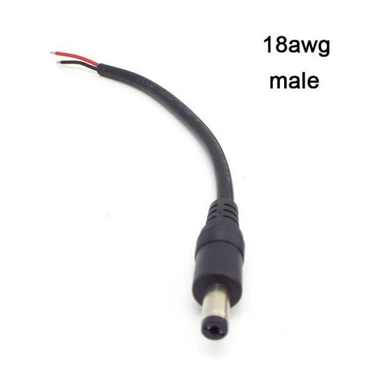 Adaptateur de câble d'alimentation pour batterie de caméra D Tap mâle à