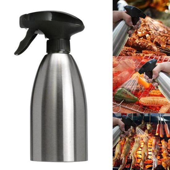 Pulvérisateur D'huile D'olive 210 Ml - Vaporisateur Réutilisable Pour Cuisson, Salade, Barbecue | Buse En éventail Pour Un Dosage Précis