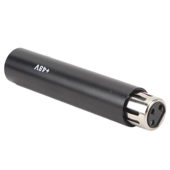 Préampli Micro 48V Fantôme – Booster Gain Élevé XLR Pour SM7B, Dynamique & Condensateur – Boîtier Métal