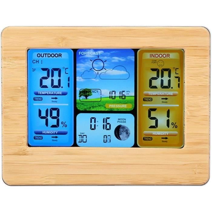 Station Météo Radio Professionnell Avec Écran Tactile Couleur