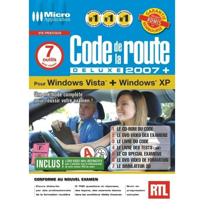 CODE DE LA ROUTE DELUXE 2007+ / PC CD-ROM