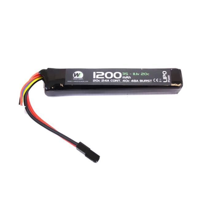 BATTERIE LIPO 11.1V 1200 MAH 20C 1 STICK NUPROL