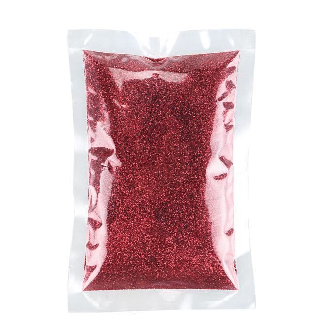 VERNIS A ONGLES 50g Nail Art Metal Glitter Powder Dust Gem Craft Card Décoration Rouge LXX60831204RD_Ion