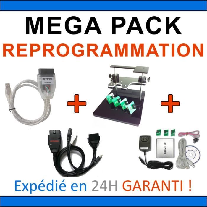 PACK REPROGRAMMATION CALCULATEUR BDM 100 FRAME MPPS V13 GALLETTO 1260 VAG PCK3