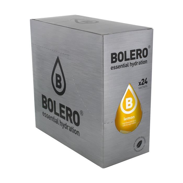 Bolero+Boisson instantanée sans sucre Saveur Citron 24 sachets de 9g