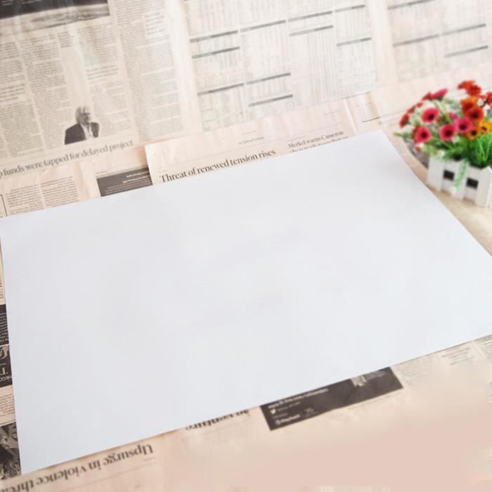 Écologique Amovible PVC Étanche Tableau Blanc Enfants Dessin D'écriture Effaçable 47*65 cm