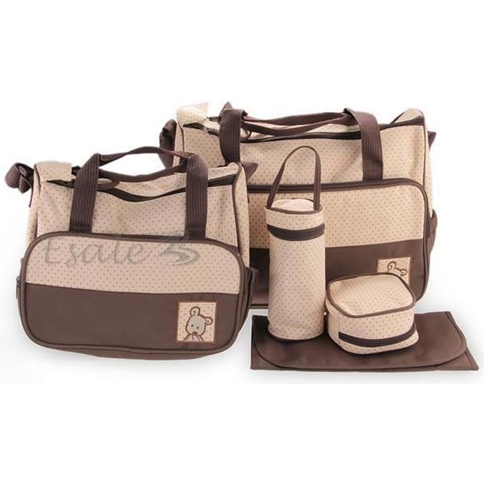 Set de 5pcs Sac à Main Langer Bébé Maman pour P…