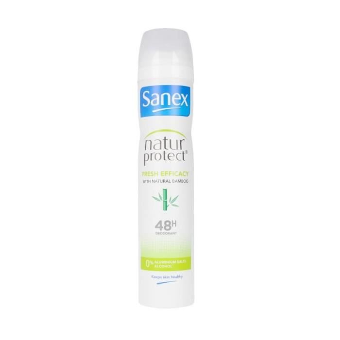 Sanex Natur Protect 0% Fresh Bamboo Déodorant Vaporisateur 200ml