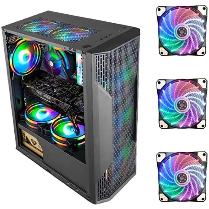 BOITIER PC PANNEAUX LATERAUX Boitier Aerocool MidTour ATX PC Gaming Computer Case Mis Agrave Jour Panneau Lateacuteral Acryli316
