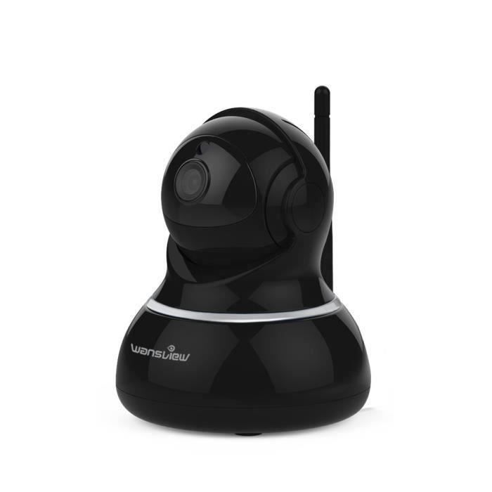 Wansview Caméra de Surveillance WiFi , Caméra de Sécurité Wireless, Caméra IP Bébé Phone Pan-Tilt-Zoom avec 2 Voies Audio, Vision