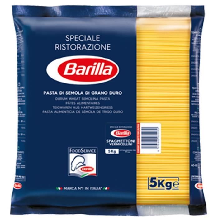 BARILLA Pâtes Spaghettoni - Paquet de 5 kg