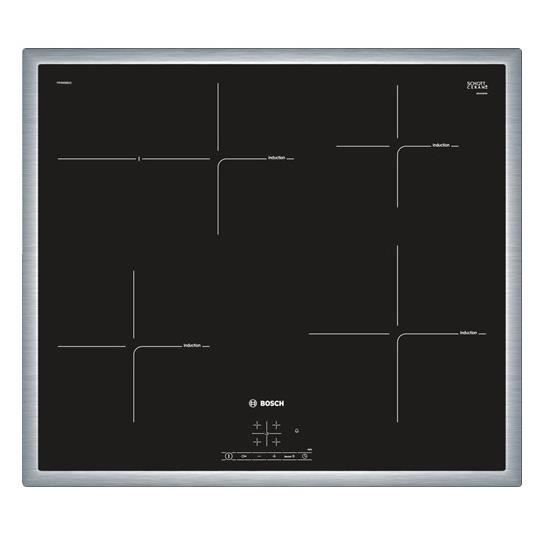 Bosch PIF645BB1E, Intégré, Plaque avec zone à induction, Céramique, Noir, 2200 W, 14,5 cm