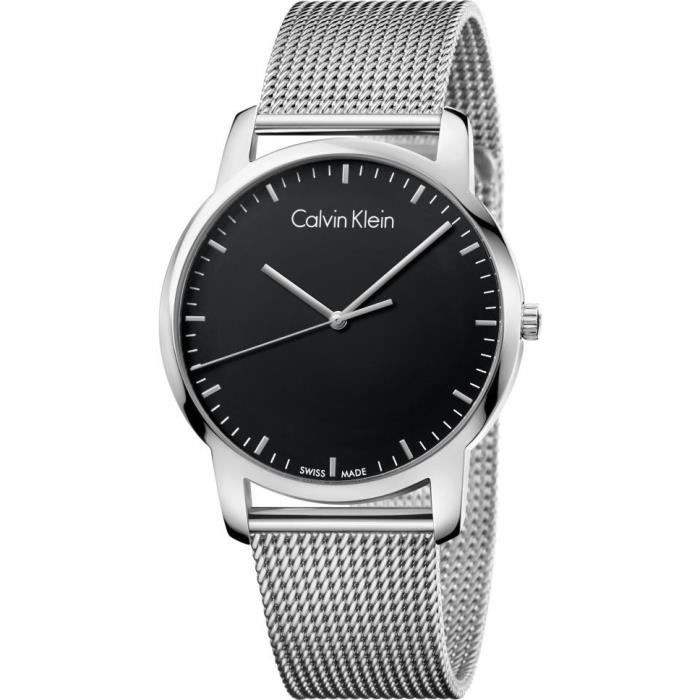 Calvin Klein CITY K2G2G121 Montre-Bracelet pour hommes Fabriqué en Suisse