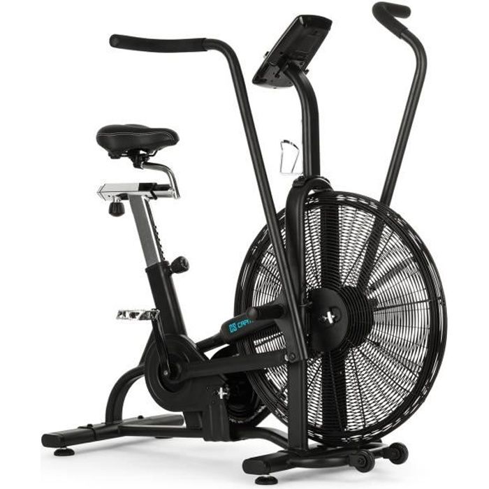 CAPITAL SPORTS Strike Bike Vélo elliptique cardiotraining avec pulsomètre & Bluetooth 150kg max.