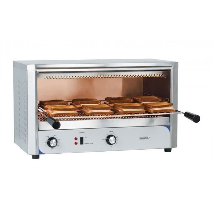 Toaster Professionnel à Quartz et Passe-Plat - 680 x 500 x 400 mm - Casselin