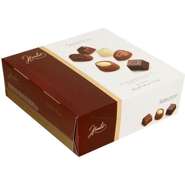 HAMLET - Ballotin de chocolats pralinés 500g