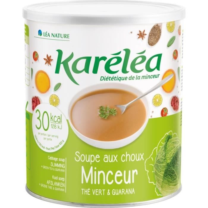 KARÉLÉA - Soupe Minceur Aux Choux Plantes Celluli Control 300G - Lot De 3
