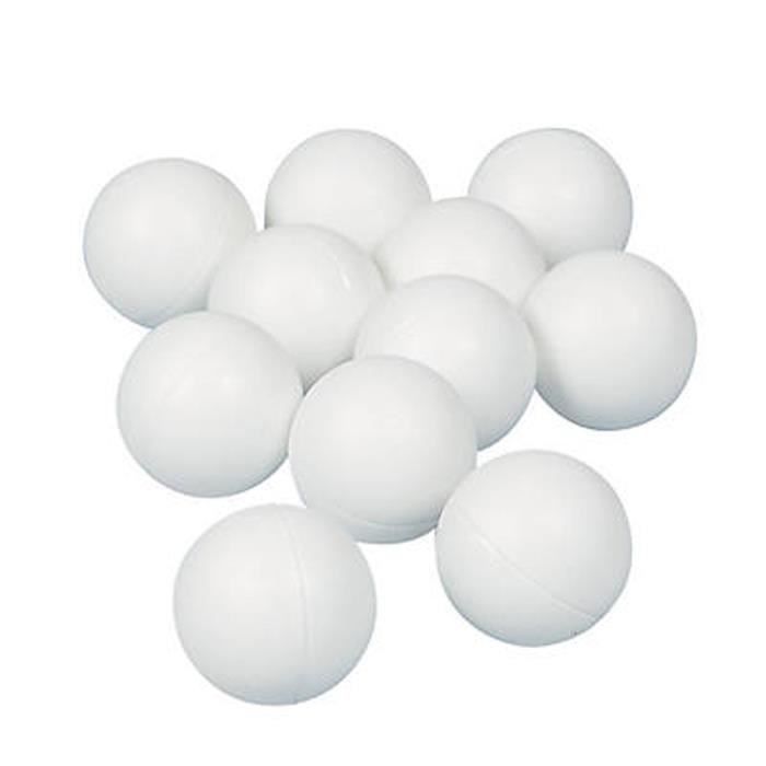 Balles De Tennis De Table Unicolores Ping Pong 40mm No Logos Blanc (Lot De 25)