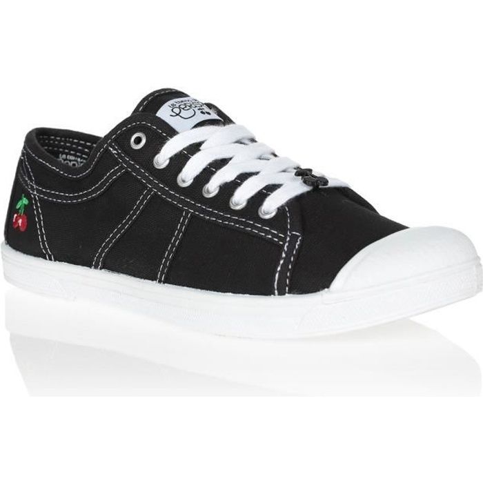 LE TEMPS DES CERISES Chaussures Basic 02 Black Noir/Blanc Femme