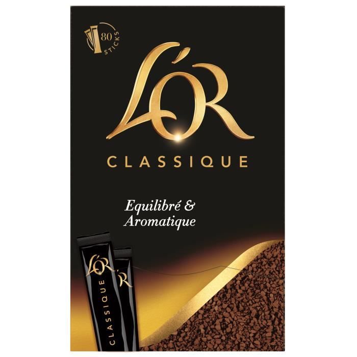 L'Or Classique Café Soluble Sticks x80 -144g