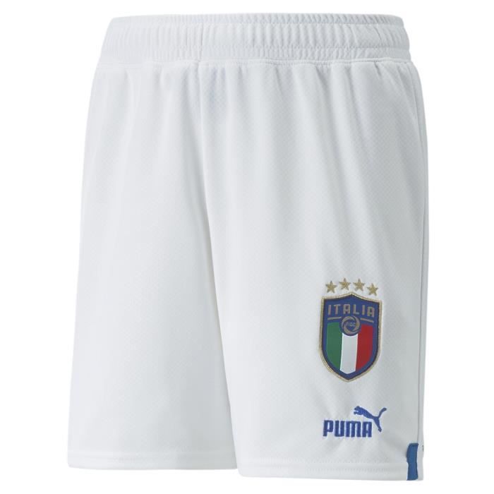 Short Domicile enfant Italie 2022 - puma white/ultra blue - 10 ans
