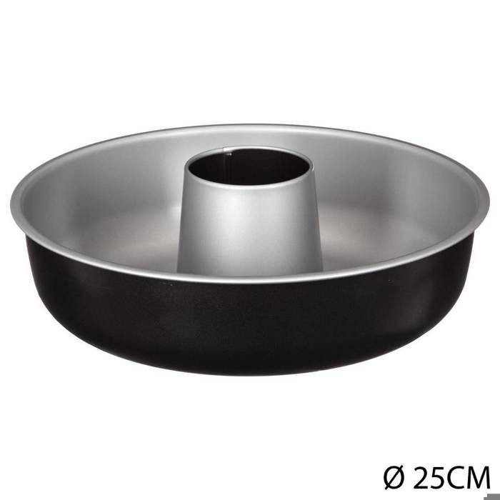 Secret de Gourmet - Moule à savarin signature D25 D, 25 x H, 8,3 cm Noir