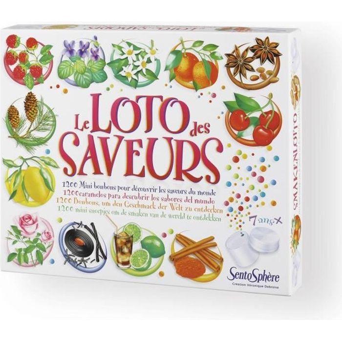 SENTOSPHERE Loto des Saveurs - Pour Enfant